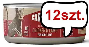 Carnilove Cat Adult Chicken&Lamb Pate Mokra Karma dla kota op. 100g Pakiet 12szt. Ekspresowa dostawa