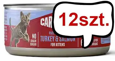 Carnilove Cat Kitten Turkey&Salmon Pate Mokra Karma dla kociąt op. 100g Pakiet 12szt. Bezpieczna płatność