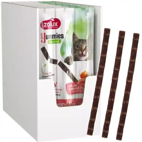 Zolux Mi臋kkie przysmaki treningowe dla kota YUMMIES 艂oso艣 pstr膮g 35 opak Oferta limitowana