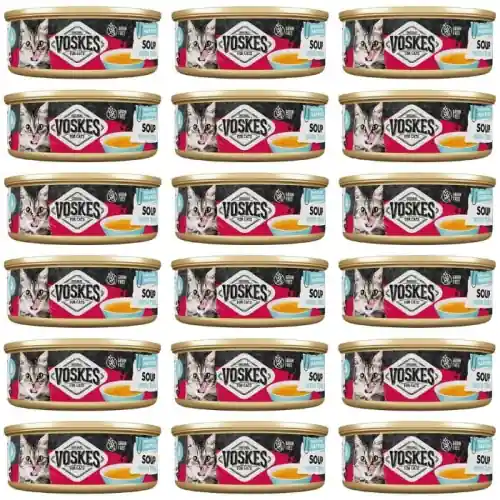 Bezpieczne zakupy Zupa bulion dla kota z tu艅czykiem Voskes Cat soup with Tuna 18 x 50g