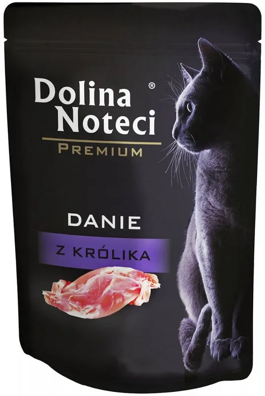 Dolina Noteci Premium Adult Danie z królika Mokra Karma dla kota op. 10x85g Szybka wysyłka