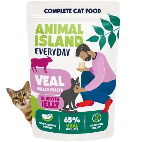 Oferta limitowana Animal Island Everyday ciel臋cina fileciki w galarecie karma dla kota 85 g