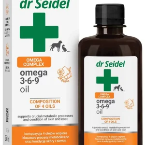Dr Seidel Olej Omega 3-6-9 dla psa i kota poj. 250ml Nowość