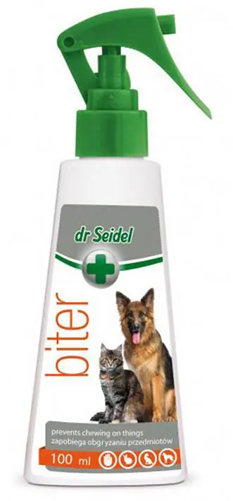 Dr Seidel Płyn przeciw obgryzaniu BITER dla psa i kota poj. 100ml Bezpieczne zakupy
