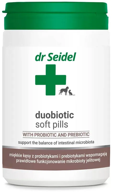 Dr Seidel Soft Pills Duobiotic dla psa i kota op. 225g Nowość