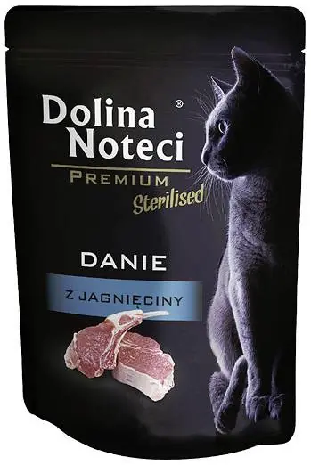 Dolina Noteci Premium Sterilised Danie z jagnięciny Mokra Karma dla kota op. 10x85g Rabat