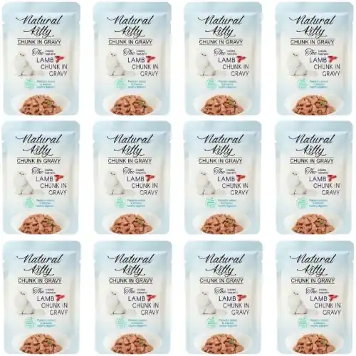 Natural Kitty Premium Mokra karma dla kota Kurczak Tu艅czyk Jagni臋cina 12x85 Premium