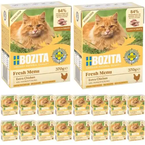 Bozita Cat Sterilised extra kurczak w sosie karma kot sterylizowany 18x370g Zamów dziś