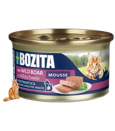 Bozita mus z dziczyzn膮 karma mokra dla kota z postbiotykiem 85 g Najlepsza cena