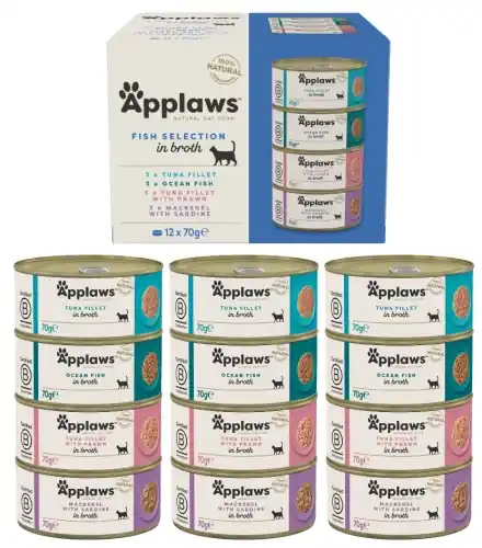 Wyjątkowa oferta Applaws Kot MULTIPAK mix rybny puszka 12x70g