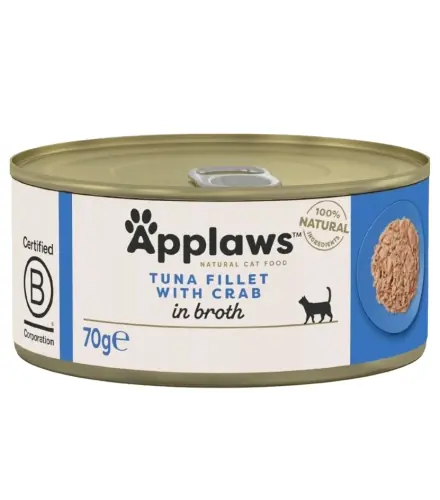 Applaws puszka tu艅czyk krab w bulionie mokra karma dla kota 70g Taniej