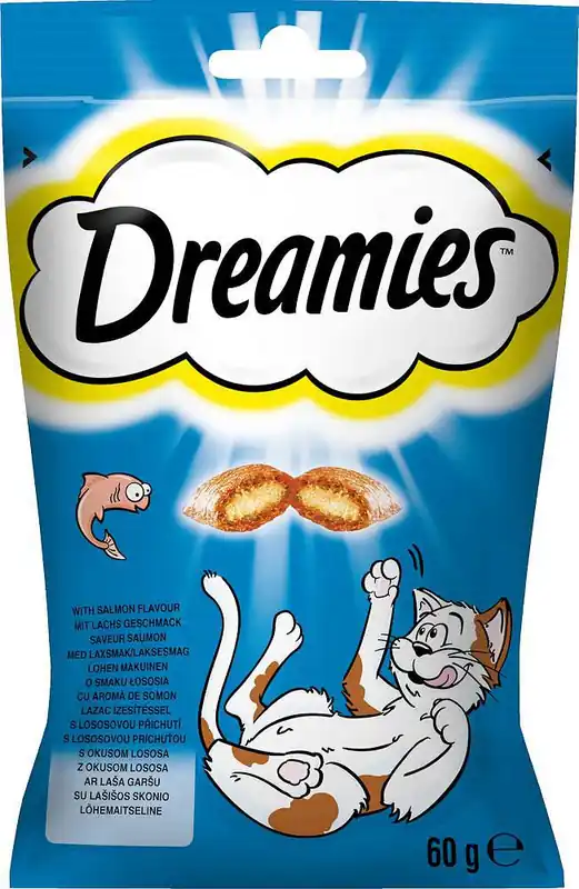 Dreamies Przysmak Wyborny Łosoś dla kota op. 60g Bezpieczna płatność