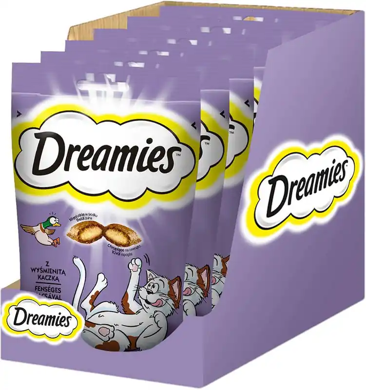 Dreamies Przysmak Wyśmienita Kaczka dla kota op. 60g PAKIET 6 szt. Zamów dziś