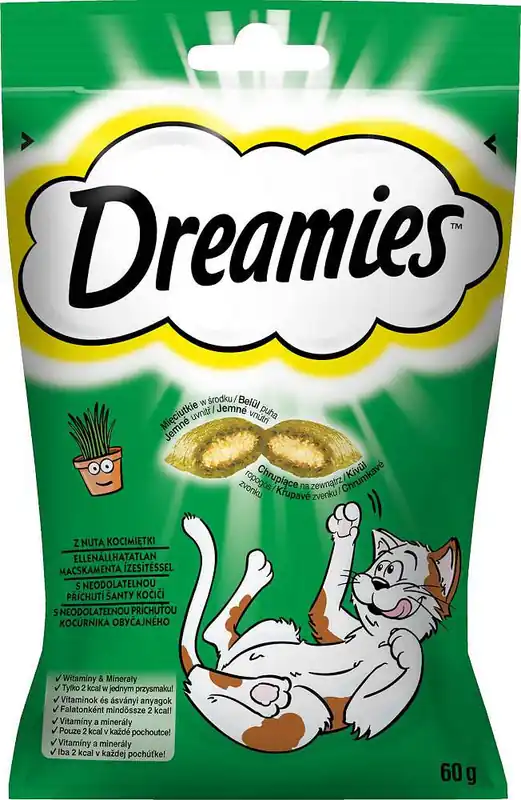 Kup teraz Dreamies Przysmak z nutą kocimiętki dla kota op. 60g
