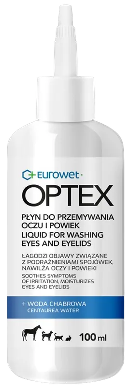 Kup online Eurowet Preparat do oczu i powiek Optex płyn dla psa i kota poj. 100ml