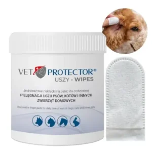 Hit sprzedaży Vet protector Uszy Wipes nak艂adki 50 szt
