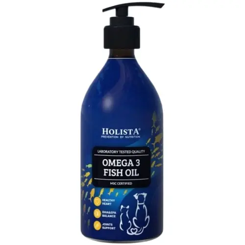 Holista Omega3 Fish Oil Olej z ryb dla psa i kota Omega EPA DHA BARF 250ml Dodaj do koszyka