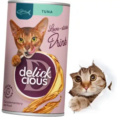 Delickcious Nap贸j dla Kota z Tu艅czykiem 140g Wybór klientów