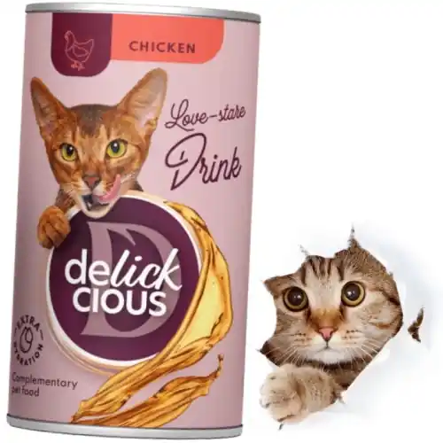 Delickcious Nap贸j dla Kota z Kurczakiem 140g Niska cena