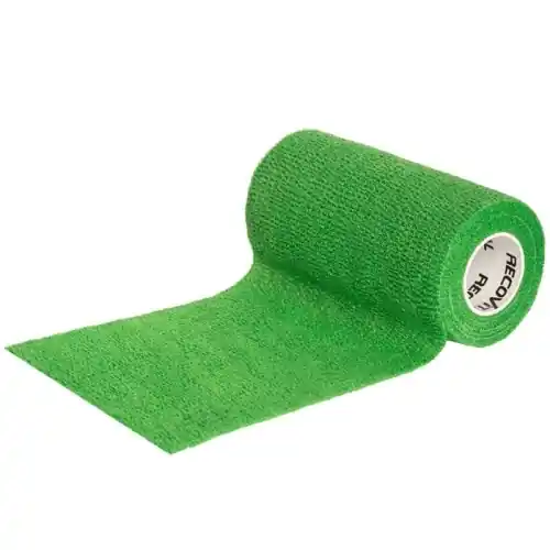 Oferta czasowa Banda偶 kohezyjny samoprzylepny elastyczny ZIELONY 10 cm x 4,5 m Recovital