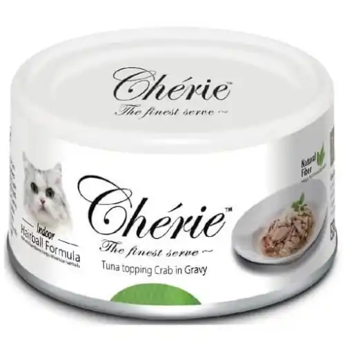 Pettric Cherie Hairball Control Tu艅czyk z krabem 80g Najlepsza cena