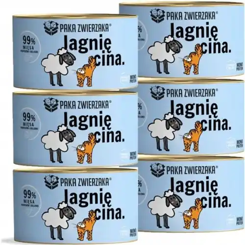 Paka Zwierzaka Kot Mono Jagni臋cina 6 x 200g Cena promocyjna