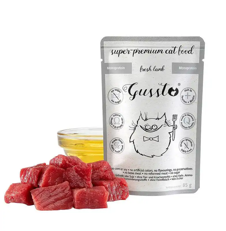 Gussto Fresh Lamb Mokra Karma dla kota op. 85g Taniej