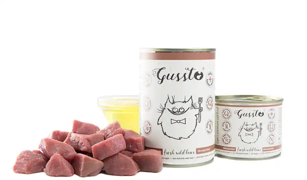 Gussto Fresh Wild Boar Mokra Karma dla kota op. 200g Hit cenowy