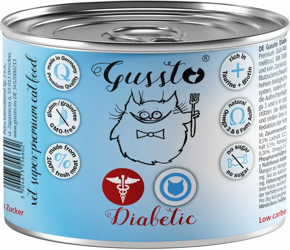 Gussto Vet Diabetic Mokra Karma dla kota op. 200g Bestseller