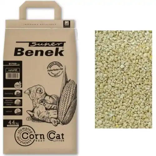 Dodaj do koszyka Super Benek Corn Cat Ultra Naturalny 偶wirek kukurydziany zbrylaj膮cy 7L