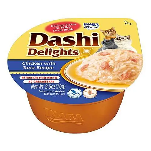 Inaba Ciao Dashi Delights Chicken&Tuna Recipe Mokra Karma dla kota op. 70g Ograniczona ilość
