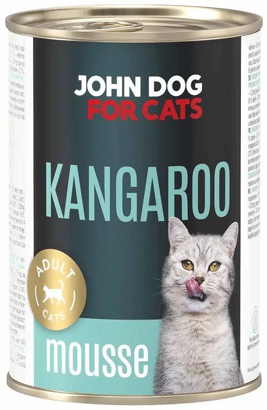John Dog Adult Kangaroo Mousse Mokra Karma dla kota op. 400g Okazja