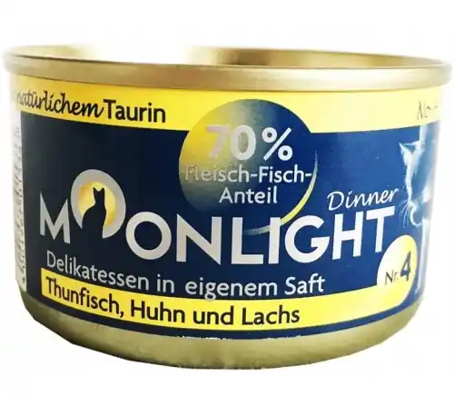 Moonlight 4 tu艅czyk+kurczak+艂oso艣 80g Super okazja