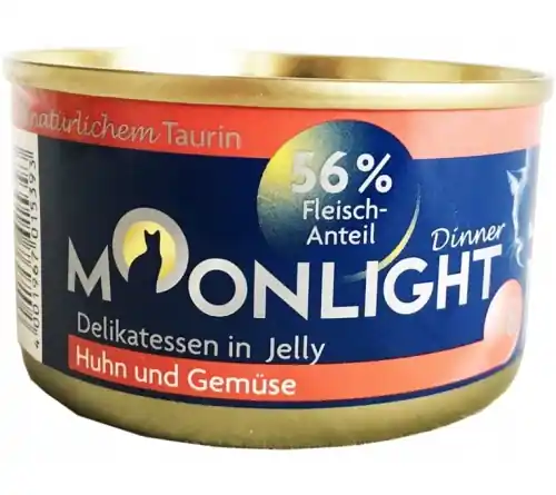 Moonlight 8 kurczak+warzywa 80g Wysoka jakość