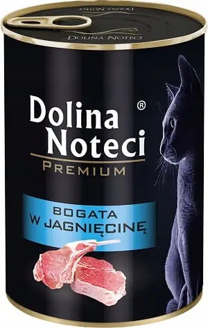 Dolina Noteci Premium jagni臋cina mokra karma dla kota mi臋sna puszka 400 g Cena promocyjna