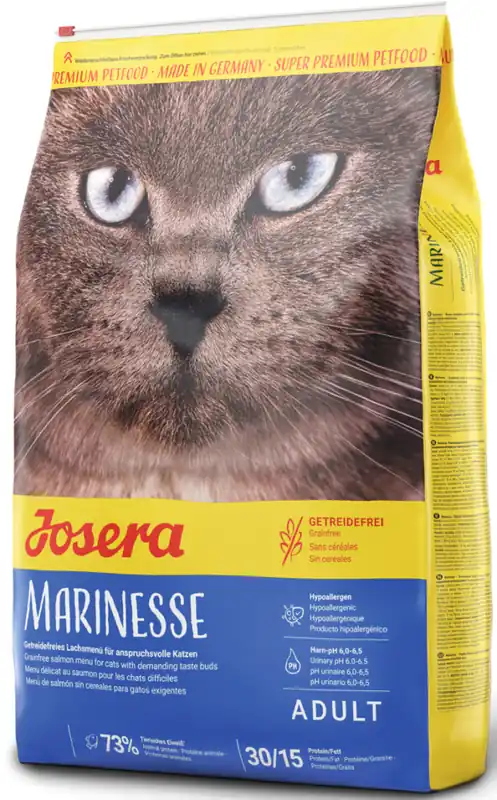 Do wyczerpania zapasów Josera Adult Marinesse Sucha Karma dla kota op. 10kg + Mokra Karma 6x200g GRATIS