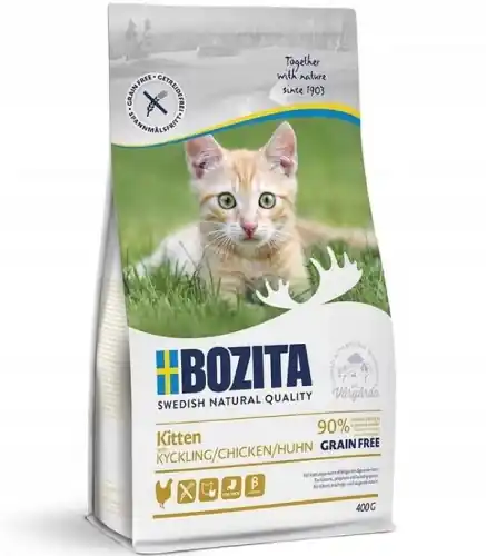 Bozita Feline Kitten KURCZAK Bez zb贸偶 Kot 400g Kup online