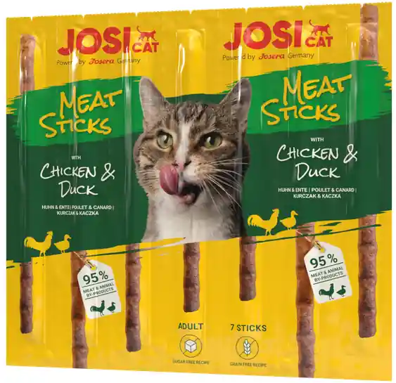 Josera Josicat Meat Sticks Chicken&Duck Przysmak dla kota op. 35g Dodaj do koszyka