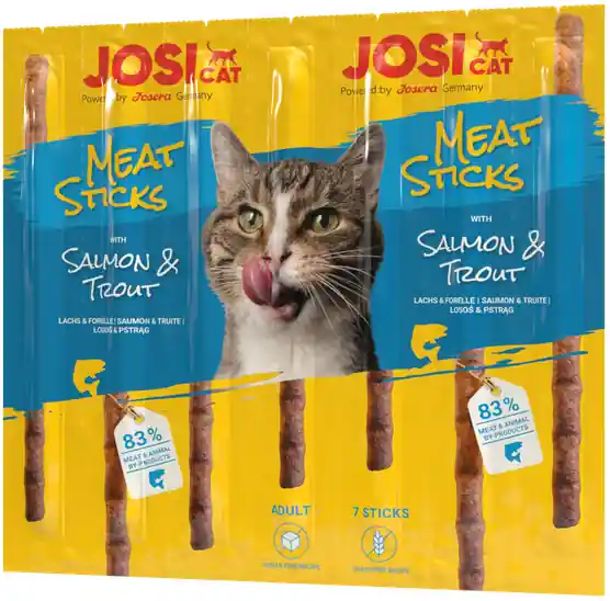 Josera Josicat Meat Sticks Salmon&Trout Przysmak dla kota op. 35g Wyprzedaż