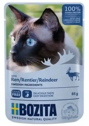 Ostatnie sztuki Bozita Cat RENIFER w galaretce Saszetka 85g