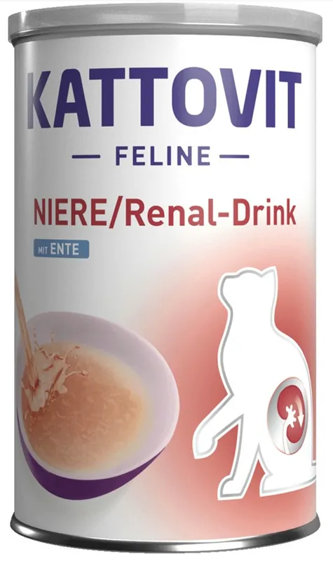 Kattovit Feline Niere/Renal-Drink Kaczka Mokra Karma dla kota poj. 135ml Wybór klientów
