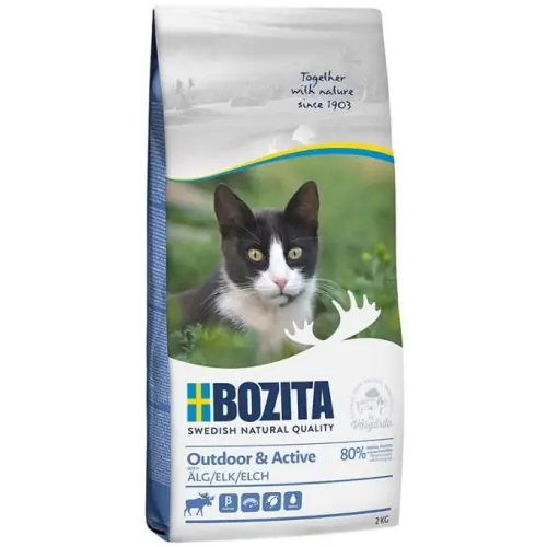Bozita Outdoor & active z 艂osiem 2kg Wysoka jakość