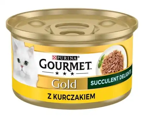 Purina Gourmet Gold Succulent z kurczakiem 85g Kup online