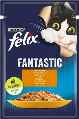 FELIX Fantastic Kurczak w galaretce saszetka 85g Rabat