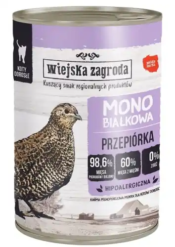 Wiejska Zagroda Kot Monoprotein Przepi贸rka 400g Ostatnia szansa