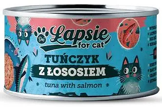 Łapsie for Cat Adult Tuńczyk z łososiem Mokra karma dla kota. op. 80g Ostatnia szansa