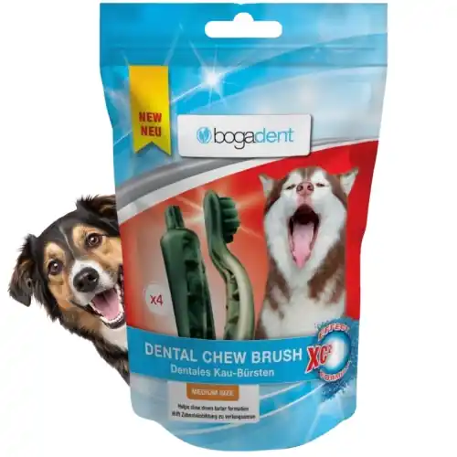 Wysoka jakość Bogadent Dental Chew Brush Medium gryzaki dentystyczne pies 4szt 110g