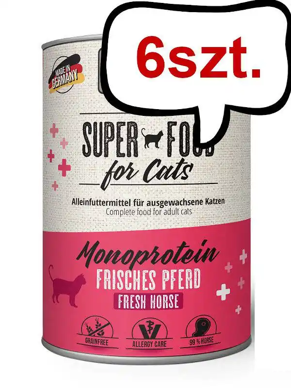 Mac‘s Monoprotein Konina Mokra Karma dla kota op. 400g Pakiet 6szt. Super okazja