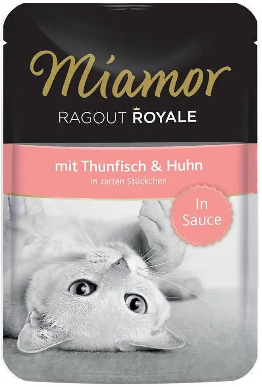 Cena promocyjna Miamor Ragout Royale Adult Tuńczyk i kurczak Mokra Karma dla kota op. 100g