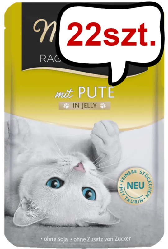Zniżka Miamor Ragout Royale Adult Indyk Mokra Karma dla kota op. 100g Pakiet 22szt.
